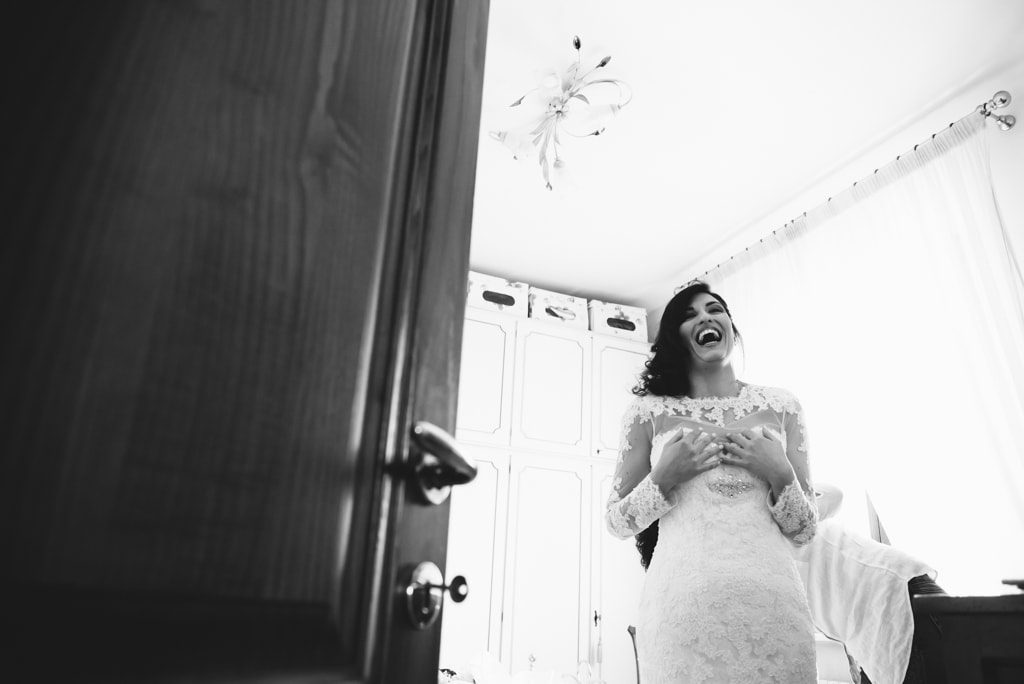 vestizione della sposa